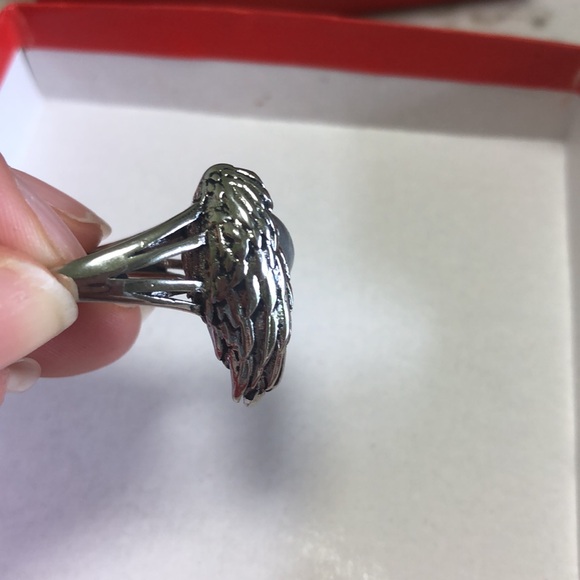 COPY - wings ring with labradorite - Picture 5 of 5